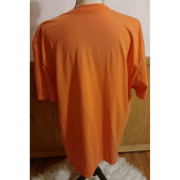 Funny Cow Orange SS Graphic T-Shirt Sz XL "A Penny For Your thoughts..." Women's - Picture 4 of 6